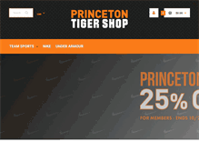 Tablet Screenshot of princetontigershop.com